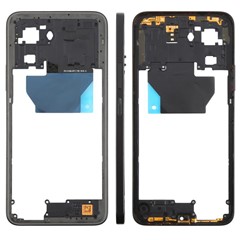 For Xiaomi Redmi 15 5G (Global) (169mm) Middle Plate Frame Mobile Phone Replacement Part (Without Logo) - Black