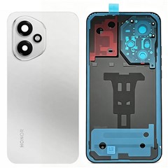 For Honor 400 5G (Global) OEM Battery Housing with Camera Lens Cover - Silver Frost