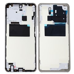 For Xiaomi Redmi Note 10 4G OEM Middle Housing Plate Frame Replacement Part (without Logo) - Frost White