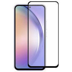 For Samsung Galaxy A54 5G Full Glue Tempered Glass Film Silk Printing Purple Light Full Cover Screen Protector