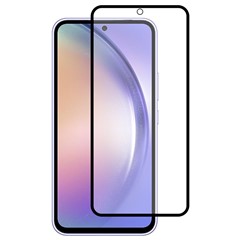 For Samsung Galaxy A54 5G Matte Anti-fingerprint Silk Printing Full Screen Protector Full Glue Tempered Glass Film