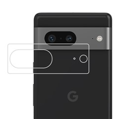 For Google Pixel 8 Tempered Glass Camera Lens Protector 2.5D Arc Edge Silk Printing HD Clear Lens Film
