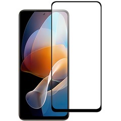 For Xiaomi Redmi Note 12R Pro 5G Black Edge Full Glue Phone Screen Film AGC Glass Screen Covering Protector