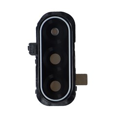  crazy horse texture leather card holder case Stand for Amazon Fire Phone - Black