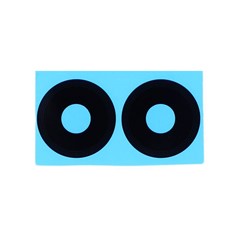 For Samsung Galaxy S25 Edge S937 2Pcs / Set OEM Rear Camera Rim Lens Cover with Adhesive Sticker (Without Logo)