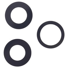 For iPhone 17 Pro 1 Set OEM Rear Camera Rim Lens Cover with Adhesive Sticker (Without Logo)