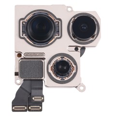 For iPhone 15 Pro Rear Big Camera Lens Module Part (Without Logo) - Black