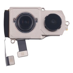 For iPhone 16 Plus Rear Big Camera Lens Module Part (Without Logo) - Black