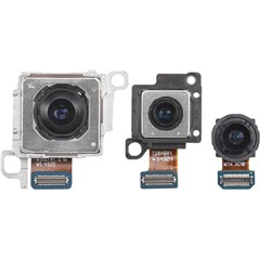 1 Set For Samsung Galaxy S23 FE S711B OEM Rear Camera Lens Module Part (Without Logo)