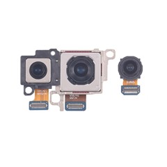 1 Set For Samsung Galaxy S24 FE S721B OEM Rear Camera Lens Module Part (Without Logo)