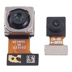 1 Set For Samsung Galaxy A05 4G SM-A055F OEM Rear Camera Lens Module Part (Without Logo)