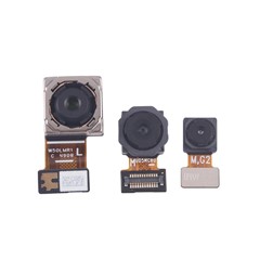 1 Set For Samsung Galaxy A16 5G SM-A166B OEM Rear Camera Lens Module Part (Without Logo)