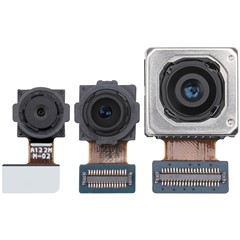 1 Set For Samsung Galaxy A24 4G (162.1mm) OEM Rear Camera Lens Module Part (Without Logo)