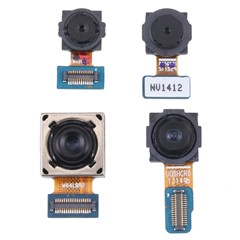 1 Set For Samsung Galaxy A32 4G (EU Version) / (US Version) SM-A325 OEM Rear Camera Lens Module Part (Without Logo)