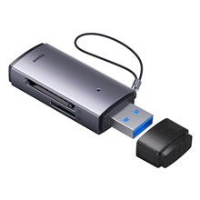 BASEUS Lite Series USB-A to TF Card Reader Portable 2TB Card Reader Support USB3.0 High-Speed Transmission