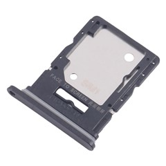 For Xiaomi Redmi Note 14 5G Dual SIM Card Tray Holder Replacement Part (Without Logo) - Black