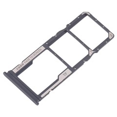 For Xiaomi Redmi 14C 5G SIM Card + TF Card Tray Holder Replacement Part (without Logo) - Black