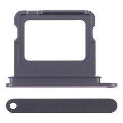 For iPhone 17 OEM Single SIM Card Tray Holder Replacement Part (Without Logo) - Black