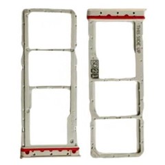 For Motorola Moto E13 4G OEM Dual SIM Card Tray Holder Replacement Part (Without Logo) - White