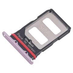 For Xiaomi Redmi K70 5G  /  K70 Pro 5G Dual SIM Card Tray Holder Replacement Part (Without Logo) - Pink