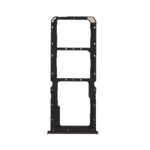 OEM Dual SIM Card + Micro SD Card Tray Holders Part for Oppo A7 - Black