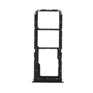 OEM Dual SIM Card + Micro SD Card Tray Holders Part for vivo Y93 - Black