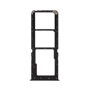 OEM Dual SIM Card + Micro SD Card Tray Holders Part for Oppo A5 / A3s - Black