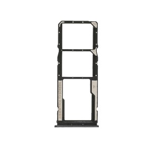 OEM Dual SIM + TF Card Tray Holder Replacement for Xiaomi Redmi 9T (J19S, M2010J19SG, M2010J19SY) - Black