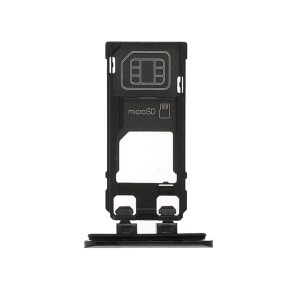 OEM SIM + TF Card Tray Holder Replacement for Sony Xperia 5 - Black