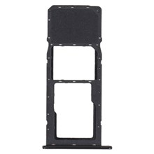 OEM SIM Card + TF Card Tray Holder Replacement (without Logo) for LG K41S - Black