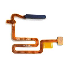 For Oppo A16 OEM Home Key Fingerprint Button Flex Cable Part (Without Logo) - Black