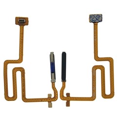 For Oppo A96 4G / Realme 8i OEM Home Key Fingerprint Button Flex Cable Part (Without Logo) - Black