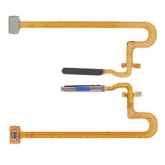 For Realme C53 (Global) / C51 / C60 / Note 50 4G OEM Home Key Fingerprint Button Flex Cable Part (Without Logo) - Black