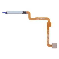 For Xiaomi Redmi 15 5G (Global) (169mm) OEM Home Key Fingerprint Button Flex Cable Part (Without Logo) - Black