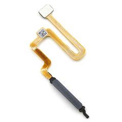 For Xiaomi Redmi Note 11 Pro 4G (MediaTek) / Note 11 Pro 5G (Qualcomm) OEM Home Key Fingerprint Button Flex Cable Part (Without Logo) - Black
