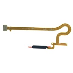 For vivo Y15s 4G (vivo Y15c) V2120 / Y15a OEM Home Key Fingerprint Button Flex Cable Part (Without Logo) - Black