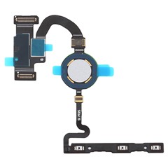 For Google Pixel 5 OEM Fingerprint Identification Flex Cable Power On / Off and Volume Cable (without Logo) - Grey
