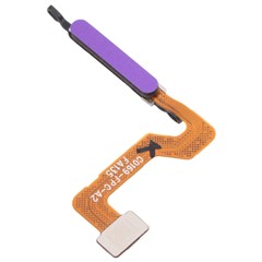 For OPPO A52 CPH2061 OEM Home Key Fingerprint Button Flex Cable Part Replacement (without Logo) - Purple