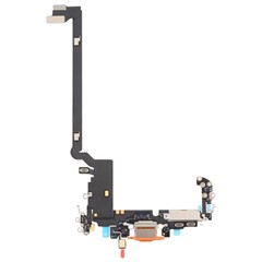 For iPhone 17 Pro Max OEM Charging Port Flex Cable Phone Repair Part - Orange