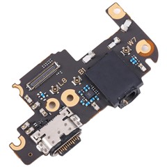 For Motorola One 5G Ace Dock Connector Charging Port Flex Cable Replacement Part (without Logo)