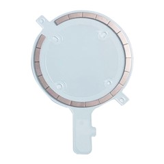 For iPhone 16 Plus / 16 1 Set Magnetic Ring Sticker Replacement Part ( without Logo )