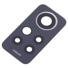 For Xiaomi Redmi Note 12 Pro 4G Rear Camera Lens Cover Replacement Part (without Logo) - Black