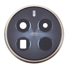 For Realme 12 Pro+ 5G OEM Back Camera Lens Holder Cover with Glass Part (Without Logo) - Black