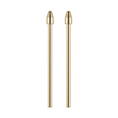 2Pcs Stylus Tip for Samsung Galaxy S25 Ultra / Tab S10 Lite / Note20 Ultra Metal Stainless Steel Pen Tip - Style A / Gold