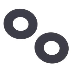 Rear Back Camera Lens Cover for Xiaomi Redmi A2+ 4G / A2 4G / A1+ 4G / A1 4G (Without Logo) - Black