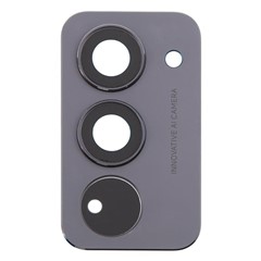 For Xiaomi Redmi 15 5G (Global) (169mm) OEM Back Camera Lens Holder Cover with Glass Part (Without Logo) - Black