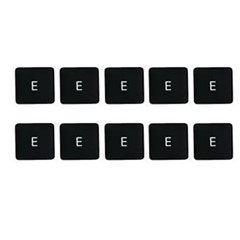 10Pcs Keycaps Letter E Key (Danish Layout) for Macbook Air 13 inch (2018) A1932 / Macbook Pro 13 inch (2017) A1706 Laptop Keyboard
