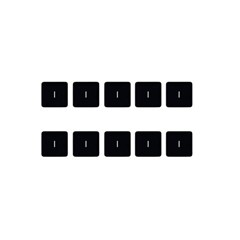 10Pcs Keycaps Letter I Key (Danish Layout) for Macbook Air 13 inch (2018) A1932 / Macbook Pro 13 inch (2017) A1706 Laptop Keyboard