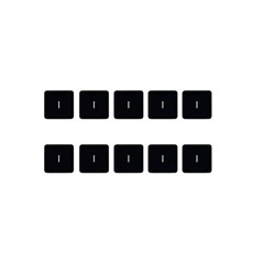 10Pcs Keycaps Letter I Key (Danish Layout) for Macbook Air 13 inch (2020) A2179 / Macbook Pro 13 inch (2020) A2289 Laptop Keyboard
