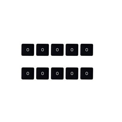 10Pcs Keycaps Letter O Key (Danish Layout) for Macbook Air 13 inch (2020) A2179 / Macbook Pro 13 inch (2020) A2289 Laptop Keyboard
